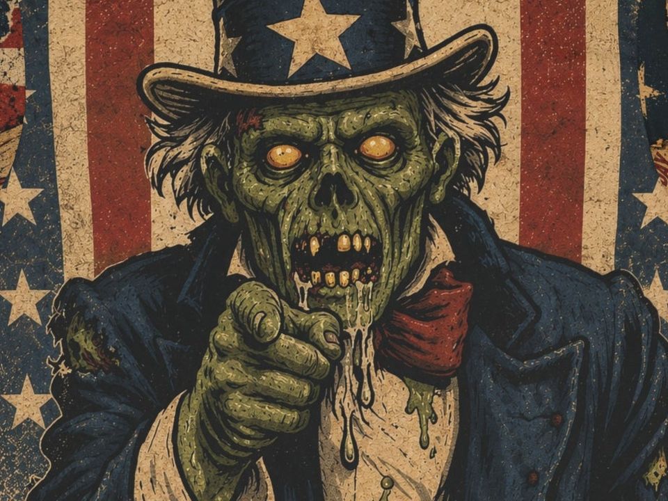 Zombie Uncle Sam art
